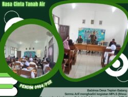 Babinsa Desa Tepian Batang Tanamkan Rasa Cinta Tanah Air