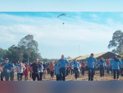 Kemeriahan Hari Bakti TNI AU ke-78 di Lanud Had: Baksos, Hiburan Rakyat, hingga Aksi Paramotor di Langit Sanggau Ledo