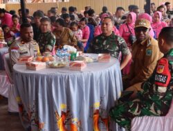 Dandim 1703/Dy menghadiri Acara Syukuran Pamitan Kompol Agusthinus Puhiri A. MD S.I.K (Kapolres Paniai)