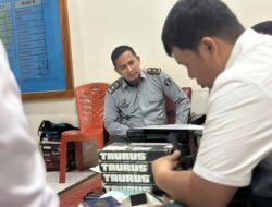 Pastikan Kelayakan dan Keamanan, Senpi dan Amunisi Rutan Palu Diperiksa