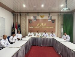 Perkuat Tugas dan Fungsi Pemasyarakatan, Lapas Banjarbaru Ikuti Arahan Strategis Dirjenpas