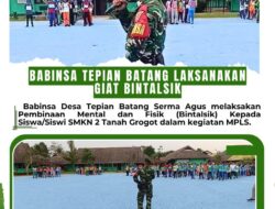 Babinsa Tepian Batang Laksanakan Giat Bintalsik