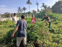Wujudkan Rumah Masa Depan Bersih dan Rapi, Babinsa Ajak Masyarakat Bersihkan TPU