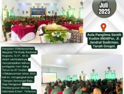 Kodim 0904/Psr Laksanakan Syukuran HUT Ke-67 Kodam VI/Mlw