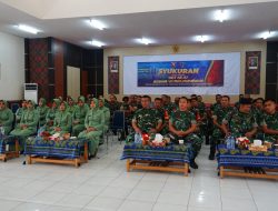 Kodim 1022/Tanah Bumbu Gelar Syukuran Memperingati HUT Kodam VI/Mulawarman