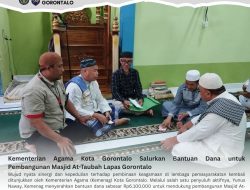 Kementerian Agama Kota Gorontalo Salurkan Bantuan Dana untuk Pembangunan Masjid At-Taubah Lapas Gorontalo