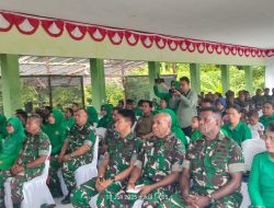 Danrem 181/PVT dan Ketua Persit KCK Koorcab Rem 181 PD XVIII/Kasuari Laksanakan Kunjungan Kerja ke Koramil 1802-06/Klamono dan Kodim 1807/Sorong Selatan
