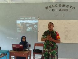 MPLS Siswa Baru, Babinsa Koramil 1405-05/ Mallusetasi Berikan Materi Cinta Tanah Air