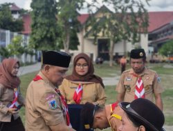 Gugus Depan Rutan Kelas IIA Palu Semarakkan Kemah Satya Darma Bhakti Pemasyarakatan 2025