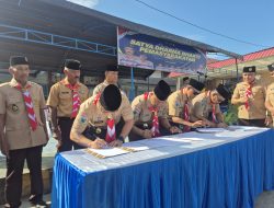 Rutan Palu Tandatangi PKS Bersama Kwarcab di Pembukaan Kemah Satya Darma Bhakti Pemasyarakatan 2025