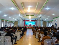 Kasdim 1022/Tanah Bumbu Hadiri Peluncuran Kelembagaan 80.000 Koperasi Merah Putih dan Peringatan Hari Koperasi Nasional Ke 78