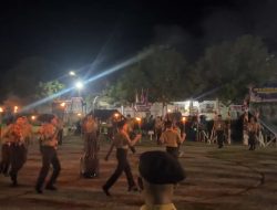 WBP Rutan Palu Semarakkan Malam Api Unggun di Kemah Satya Darma Bhakti Pemasyarakatan 2025