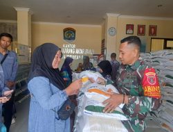 Pastikan Lancar,Babinsa Jajaran Kodim 0907/Trk Terus Kawal Penyaluran Bantuan PBP