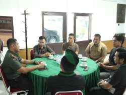 Bangun Sinergi Pemuda Dan TNI, Dandim 1404/Pinrang Terima Audiensi HMI Cabang Pinrang