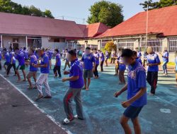 Jaga Kebugaran Fisik Warga Binaan Antusias Ikuti Senam Pagi