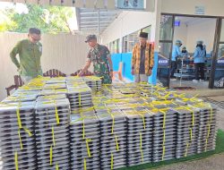 Dandim 1620/Loteng Tinjau Proses Pengolahan Makanan Di Dapur SPPG Sasake