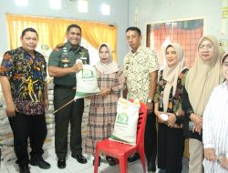 Dandim 1404/Pinrang Terjun Langsung Pastikan Penyaluran Bantuan Pangan Beras Tepat Sasaran