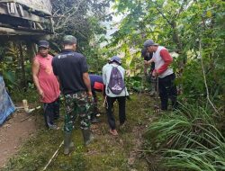 Hari Pertama TMMD 125 Kodim 1419/Enrekang, Pembuatan Jamban Dimulai