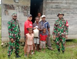 PEDULI WARGA KURANG MAMPU, DANRAMIL 1703-01/ENAROTALI GELAR BAKTI SOSIAL