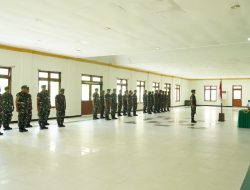 Korem 181/PVT Gelar Sidang Disiplin Militer : Penegakan Hukum dan Disiplin Prajurit TNI AD