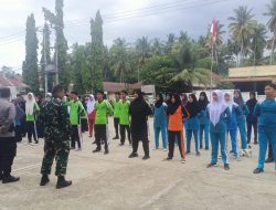 Babinsa Menyeleksi Calon Anggota Paskibraka Di Tingkat Kecamatan VII Koto Sungai Sariak
