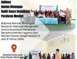 Babinsa Rantau Bintungan Hadiri Acara Sosialisasi Peraturan Menteri