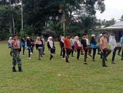 Paskibra Kecamatan Bakongan Ditempa Babinsa: Siap Kibarkan Sang Saka Merah Putih di Upacara HUT RI ke-80