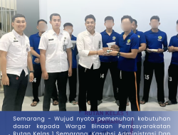 Rutan Semarang Bagikan Paket Peralatan Mandi Bagi WBP