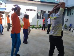 Integrasi dan Kesehatan: Pegawai dan Warga Binaan Lapas Kelas III Wonreli Gelar Senam Pagi Bersama