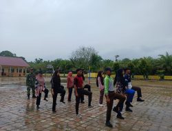 Memasuki Minggu Kedua, Babinsa Kota Bahagia Fokuskan Pelatihan Kerapian dan PBB