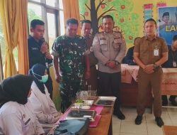 Babinsa Koramil 1022-07/Angsana Dampingi Launching Program Makan Bergizi Gratis