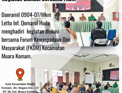 Lettu Inf. Qomarul Huda menghadiri kegiatan diskusi bersama FKDM