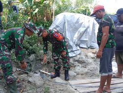 Satgas TMMD Berhasil Temukan Sumber Air Bersih di Samping Kantor Lurah