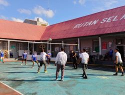 Semarak HUT Ke-80 Kemerdekaan RI, Pertandingan Olahraga Di Rutan Selayar Memasuki Babak Semifinal