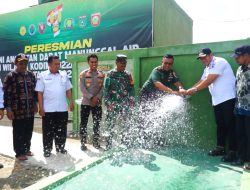 Kasdim 1022/Tanah Bumbu Hadiri Peresmian 50 Titik Sumur Bor Program TNI AD Manunggal Air Bersih di Wilayah Kodam VI/Mulawarman
