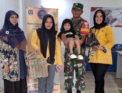 Babinsa Koramil 0907/04 Tarut Bantu Salurkan Bantuan Tambahan Gizi Anak Stuntint Tahap III