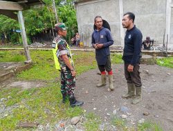 Anjangsana;Babinsa Geumpang Dengarkan Keluahan Petani Selama Kemarau Terjadi