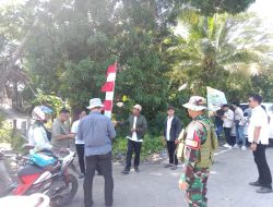 Babinsa Koramil 1022-02/Kusan Hilir Dampingi Dinas Pertanian Tinjau Lahan Cetak Sawah