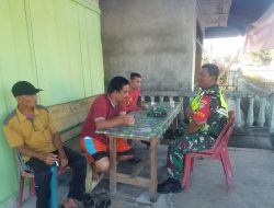 Babinsa Posramil Beutong Ateuh Banggalang Bincang-Bincang Bersama Warga Binaan