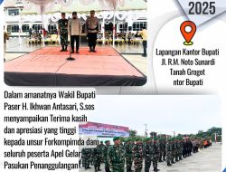 Apel Gelar Pasukan dan Perlengkapan Guna Cegah Karhutla