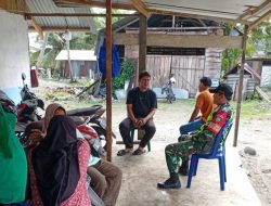 Bentuk Kedekatan Dengan Warga Babinsa Koramil 02/Seunagan Aktif Dalam kegiatan komunikasi sosial Di Desa Binaannya