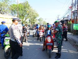 Kodim 1022/Tanah Bumbu Bersinergi dengan Intansi Terkait Kibarkan Bendera Merah Putih