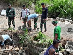 Dan Satgas TMMD Tinjau Progres Pengerasan Jalan Capai 98 Persen