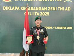 Brigjen TNI Ahmad Faisal Tutup Pendidikan Diklapa Kecabangan Zeni Gelombang I TA 2025