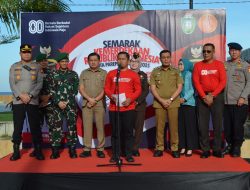 Dandim 1405/Parepare Bersama Forkopimda Lepas Peserta Lomba Gerak Jalan Tingkat Sekolah Dasar
