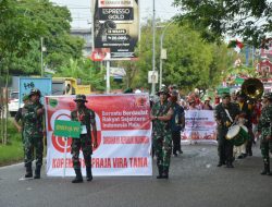 Korem 181/PVT Berpartisipasi dalam Karnaval Budaya HUT RI ke-80 di Papua Barat Daya