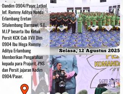 Dandim Beri Pengarahan Kepada Prajurit, PNS Dan Persit Kodim 0904/Paser