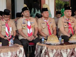 Dandim 1404/Pinrang Ikuti Upacara Peringatan Hari Pramuka Ke-64 Tahun 2025 Kwartir Cabang Pinrang