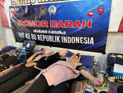 Lapas Ambarawa Lakukan Donor Darah Dalam Rangka HUT ke-80 Kemerdekaan RI