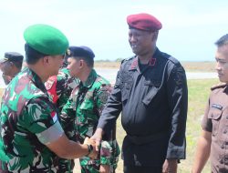 Kalapas Wonreli Jemput Pangdam XVI/Pattimura, Sinergitas Lintas Instansi Terjalin Erat